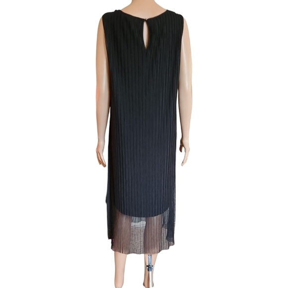 Ruby Ribbon Pleated Mesh Dress - Picture 5 of 9